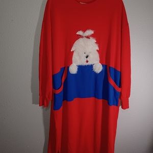 Oversize long sleep sweater